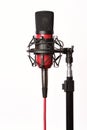 Studio microphone on white