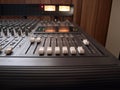 Studio mixing board Royalty Free Stock Photo