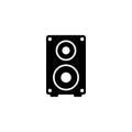 Studio Music Speaker, Audio Flat Vector Icon