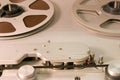 Studio Open Reel Tape Deck Royalty Free Stock Photo