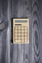 Wooden Calculator