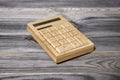 Wooden Calculator