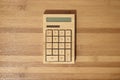 Wooden Calculator