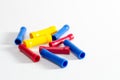 A Studio Photograph of Various Electrical Barrel Crimp Connectors Royalty Free Stock Photo