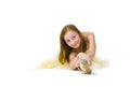 Studio portrait of an attractive young ballerina Royalty Free Stock Photo