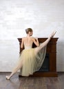 Studio portrait of an attractive young ballerina Royalty Free Stock Photo