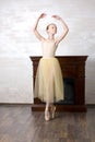 Studio portrait of an attractive young ballerina Royalty Free Stock Photo