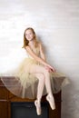 Studio portrait of an attractive young ballerina Royalty Free Stock Photo