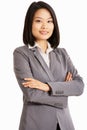 Studio Portrait Of Chinese Businesswoman