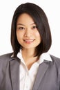 Studio Portrait Of Chinese Businesswoman