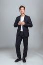 Studio portrait of a confident young East Asian business man Royalty Free Stock Photo