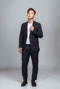 Studio portrait of a confident young East Asian business man Royalty Free Stock Photo