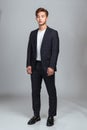 Studio portrait of a confident young East Asian business man Royalty Free Stock Photo