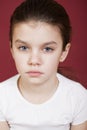 Studio portrait of a pretty little girl Royalty Free Stock Photo