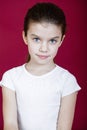 Studio portrait of a pretty little girl Royalty Free Stock Photo