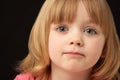 Studio Portrait Of Sad Young Girl Royalty Free Stock Photo