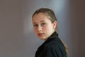 Studio portrait of a young teenager girl Royalty Free Stock Photo