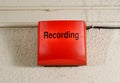 Studio Recording Sign Royalty Free Stock Photo