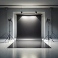 Studio Room Gradient Background. Abstract Black White Gradient Background Royalty Free Stock Photo