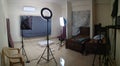 Studio setup for photography and videography