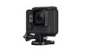 Studio shot of action cam GoPro Hero Black isolated on white background