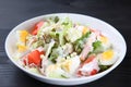 Studio shot of caeser salad Royalty Free Stock Photo