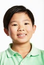 Studio Shot Of Chinese Boy Royalty Free Stock Photo
