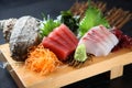 Fresh sashimi combo Royalty Free Stock Photo