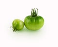 Studio shot of green tomato Royalty Free Stock Photo