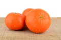 Studio shot mandarines,tangerines on wooden table