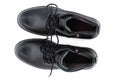 Studio shot of Pair classic mens shoes. isolated