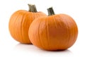 Studio shot of pumpkins isolated on white