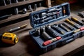 Studio Shot of Realistic Socket Set.AI Generated