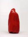 Studio shot of a red bell pepper or pimiento