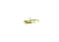 Studio shot side view typical artificial shrimp lure lifelike swim bait fishing tackle isolated on white Royalty Free Stock Photo