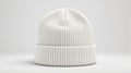 White Knitted Beanie Royalty Free Stock Photo