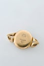 Studio Shot of Vintage 18K gold ladies wrist watch casing