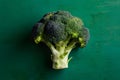 Studio showcase broccoli, a nutritious vegetable captured in detail