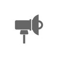 Studio softbox icon. Simple element illustration. Symbol design from Photo Camera collection. Can be used in web and mobile. Royalty Free Stock Photo