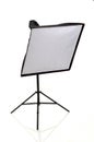 Studio strobe with softbox Royalty Free Stock Photo