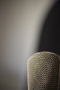 Studio voiceover microphone Royalty Free Stock Photo