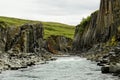 Studlagil canyon in Iceland Royalty Free Stock Photo