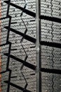 Studless winter tire protector Royalty Free Stock Photo