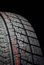 Studless winter tire protector Royalty Free Stock Photo