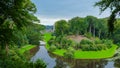 Studley Royal Water Garden, near Ripon, England Royalty Free Stock Photo