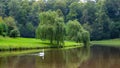 Studley Royal Water Garden, near Ripon, England Royalty Free Stock Photo