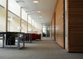 Study Area in Library, Daemen College Royalty Free Stock Photo