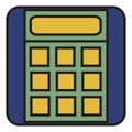 Study calculator, icon