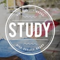 Study Hard Badge Logo Word Concept Royalty Free Stock Photo