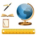 Study icons Royalty Free Stock Photo